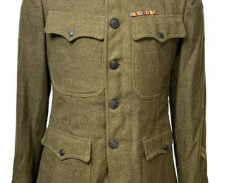 WWI US Army of Occupation M1917 Tunic - Third Army Patch - Signal Corps - Battle Star