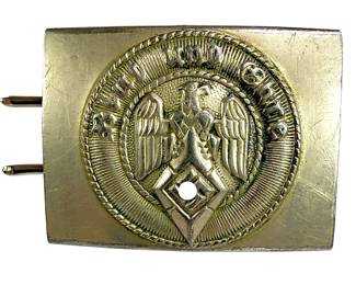 WWII German Hitler Youth Belt Buckle - M4/25 by Dr. Franke & Co. - "Blut und Ehre"