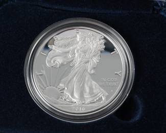 #3 2016-W American Eagle One Ounce Silver Proof Coin West Point Mint