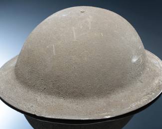 WWII U.S. M1917A1 "Kelly" Helmet | WWI McCord Shell (ZF Stamp) & Complete WWII Liner | Pre-War / Early-War Issue