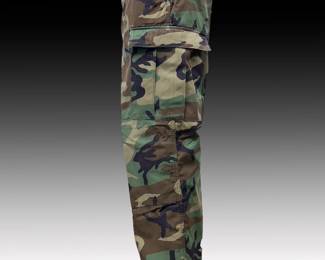 Vintage 1995 US Army BDU Woodland Camo Hot Weather Combat Trousers