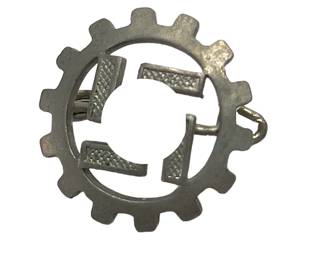 WWII German Third Reich DAF (German Labour Front) Membership Badge - RZM 35
