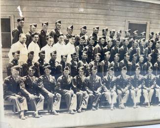 Original WWII US Army Tank Destroyer Unit Panoramic Photograph c. 1942-1944