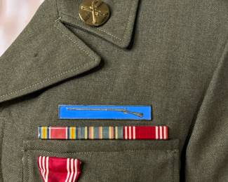 WWII U.S. Army M-1944 "Ike" Jacket - Named, Multi-Theater Veteran