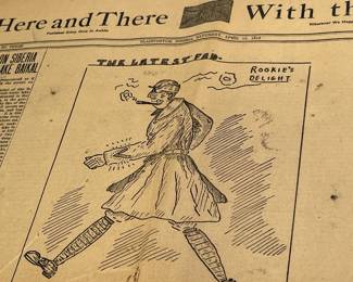 WWI US Army AEF Siberia Newspaper "HERE AND THERE WITH THE 31ST" Vladivostok 1919, 31st Infantry "Polar Bears," Russian Civil War