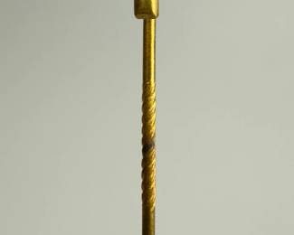 WWII German Third Reich Gilt Craftsman Stickpin - Winged Hammer "Crafts Eagle" - Reichsstand des Deutschen Handwerks
