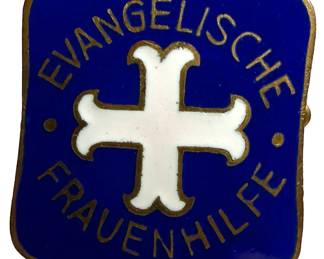 Third Reich Era German Protestant Women's Aid (Evangelische Frauenhilfe) Membership Pin
