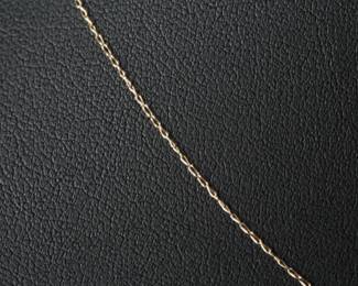 14 Karat Gold Petite Necklace 17 Inches