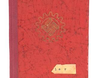 Original WWII German Third Reich DAF Membership Book - Deutsche Arbeitsfront Mitgliedsbuch 1930s-40s