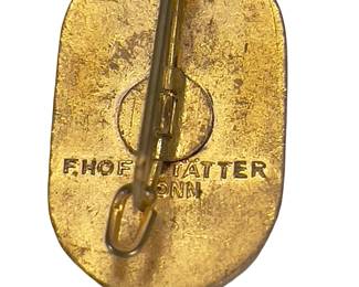 German WWII KdF Badge - Kraft durch Freude - Gau Köln-Aachen by Hoffstätter