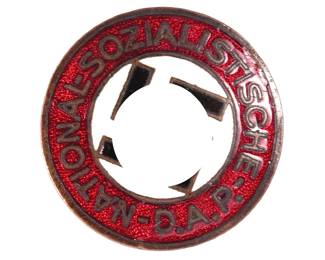 Early Party Supporter Badge (NATIONALSOZIALISTISCHE D.A.P.) c. 1920-23