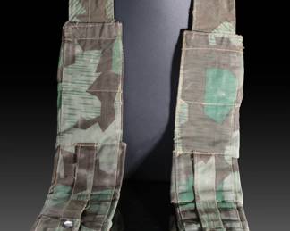 WWII German Fallschirmjäger (Paratrooper) Camouflage Ammunition Bandolier - Splittertarn