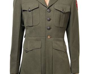 WWII US Marine Corps 2nd Division Uniform - Named & Dated 1942
