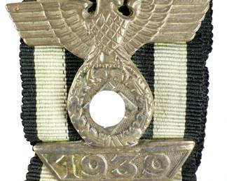 German WWI Iron Cross 2nd Class with WWII 1939 Spange (Clasp)