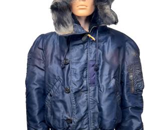 Vintage 1950s USAF Type N-2A "Snorkel" Flying Jacket by C.H. Masland & Sons MIL-J-6278 Korean War Era