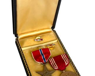 WWII US Army Named Bronze Star & Good Conduct Medal Grouping - Ernst J. Rieck