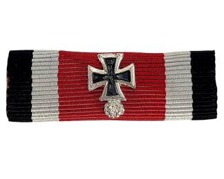 German Post-WWII 1957 Pattern Ribbon Bar - Knight's Cross with Oak Leaves