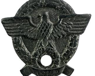 1942 German Party Tinnie - Gautag Thüringen Day Badge (WWII)