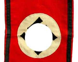 German WWII Volkssturm Armband (SS-Controlled Militia)