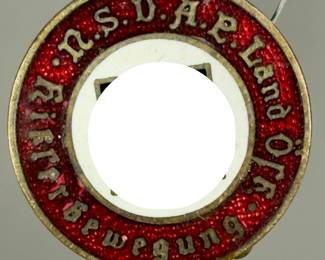 Pre-Anschluss Austrian Party (Hitlerbewegung) Badge by Adolf Angerer, Vienna