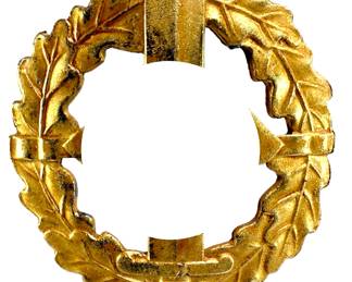 German WWII Third Reich SA Sports Badge in Gold - Serialized - E. Schneider