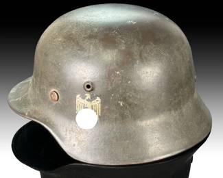 WWII German M40 Heer Army Helmet 1940 Production w/ Complete Liner & Chinstrap