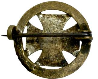 WWI Imperial German 1915 Iron Cross Patriotic Pin Brooch