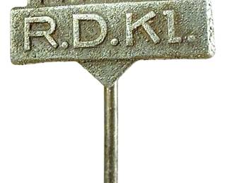 WWII German Third Reich RDKL Stickpin - Eagle & - Ges. Gesch.