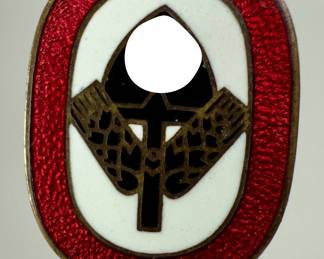 German WWII Female Labour Service (RADwj) Enameled Stick Pin by Assmann