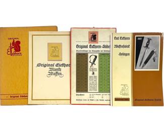 1930s Third Reich CARL EICKHORN Solingen Dagger & Saber Catalog Lot - SA/NSKK/HJ RZM