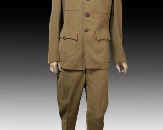 WWI US Army Air Service Sergeant's Uniform - 657th Aero Squadron (Construction) AEF - Identified to H.H. Luttrell