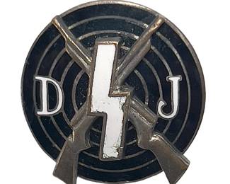 WWII German Third Reich Deutsches Jungvolk (DJ) Marksmanship Badge - RZM M1/128