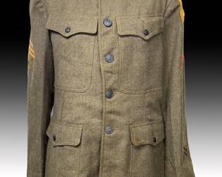 WWI M1917 US Army Air Corp Service Coat Military Uniform Jacket "