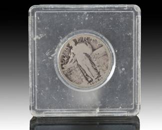 1929 US Standing Liberty Quarter Silver Coin