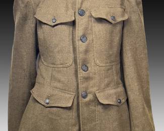 WWI US Army M1917 Tunic 35th Division Military Uniform Jacket Coat