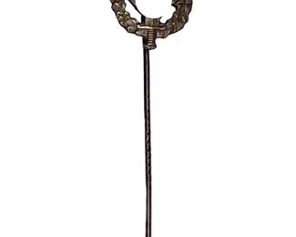 German Third Reich SA Sports Badge in Bronze (SA-Sportabzeichen) Miniature Stickpin