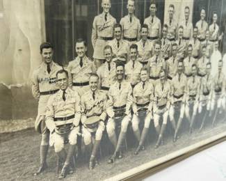 1935 US Army 27th Infantry "Wolfhounds" M Company Signed Photo, Schofield Barracks, T.H. - Pre-WWII, Pearl Harbor Unit, by E.O. Goldbeck