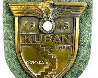 WWII German Kuban Campaign Shield for the Army (Heer)