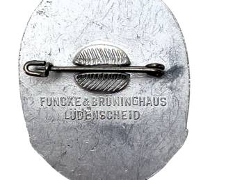 1935 German "Tag der Arbeit" (Day of Labour) Tinnie by Funcke & Brüninghaus