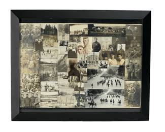 WWI US Army Soldier's Photo Montage 67th INFANTRY REGIMENT Baseball Team Camp Sheridan & 1919 NYC Victory Parade