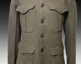 WWI US Army M1917 Service Tunic with WWI USMC 5th Marine Brigade Patch