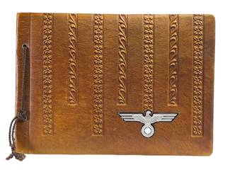 WWII German 3rd Infantry Division Photo Album - 224 Photos - Battle of France 1940 - Stalingrad Unit - Unique Luftwaffe Eagle Cover & von Gienanth Link