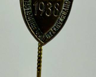 1938 German WHW & Deutscher Schützenverband (Shooting Association) Stick Pin