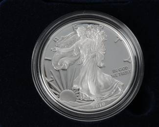 #5 2019-S American Eagle One Ounce Silver Proof Coin 19EM San Francisco Mint