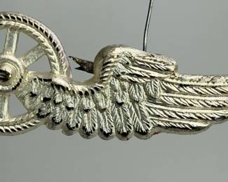 WWII German Reichsbahn (Railroad) Official's Collar Tab Insignia