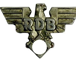 German Third Reich RDB Civil Servants Membership Pin - GES. GESCH. (Damaged)
