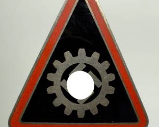 WWII German DAF Membership Pin - RZM M1/13 Marked - Deutsche Arbeitsfront Badge