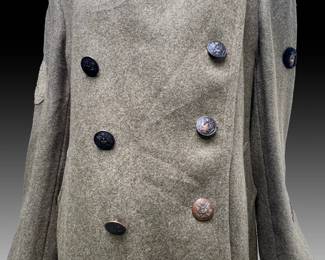 WWI US Army Musician's Overcoat - Named, John Wanamaker Military Uniform