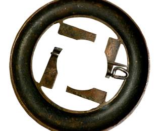 1933 German Third Reich Tinnie Badge - "Ihr Habt Doch Gesiegt" Hitler Quote