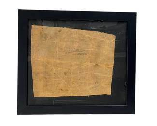 RARE WWI US 6th Balloon Co. Souvenir Fabric from Balloon Shot Down by German Ace HANS MARWEDE - Meuse-Argonne 1918